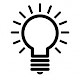 Light bulb to indicate the start of the grand process. Download guidelines.