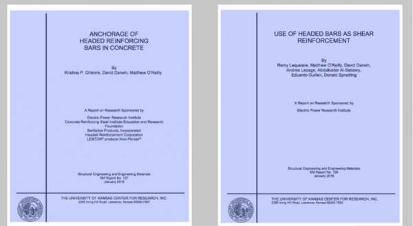 Two reports side by side. Research products related to a previous research project co-sponsored by the Charles Pankow Foundation.